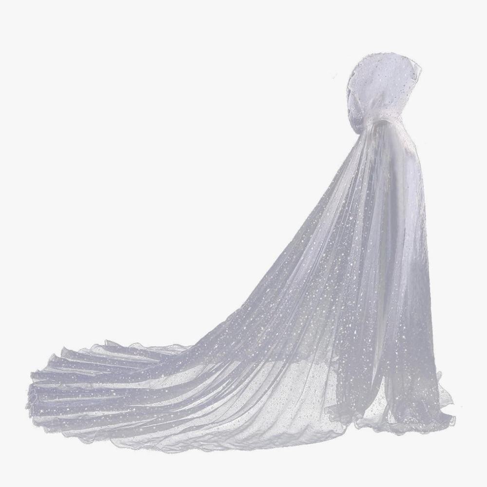 Elegant White Women's Cape